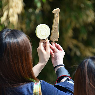 北京動物園文創雪糕造型獨特，一經上市廣受歡迎