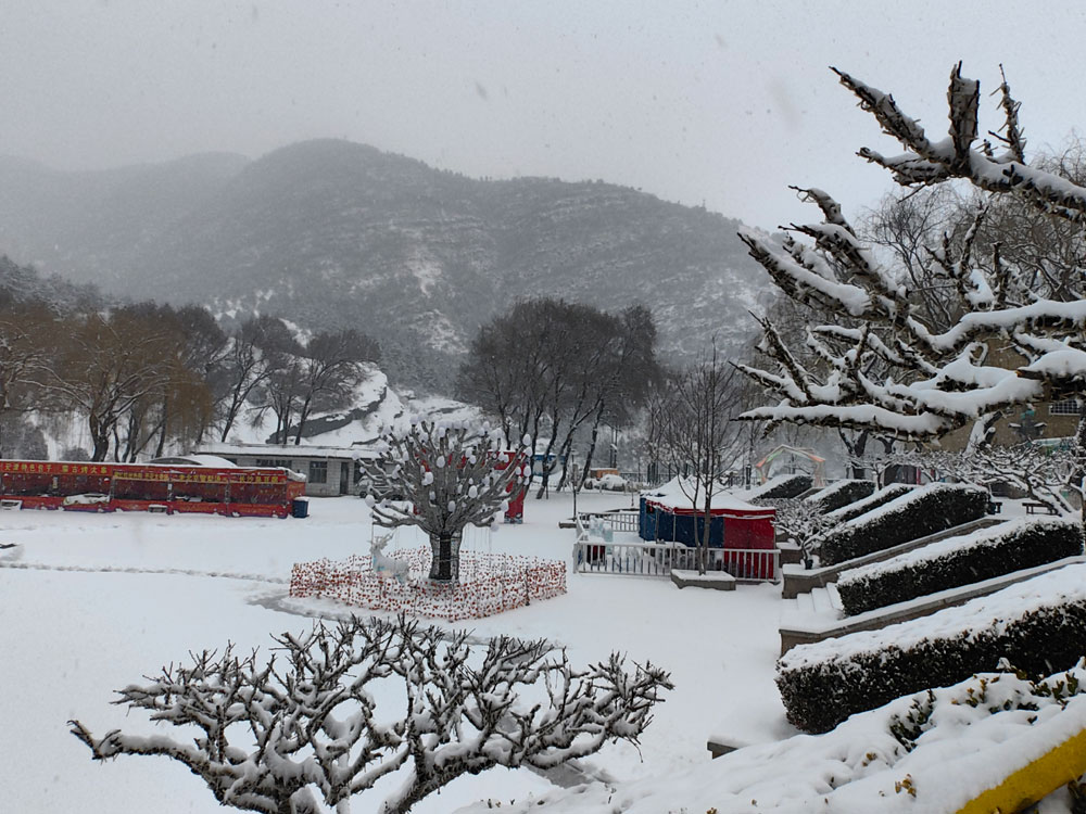 龍慶峽雪景高清美圖來了，請欣賞！