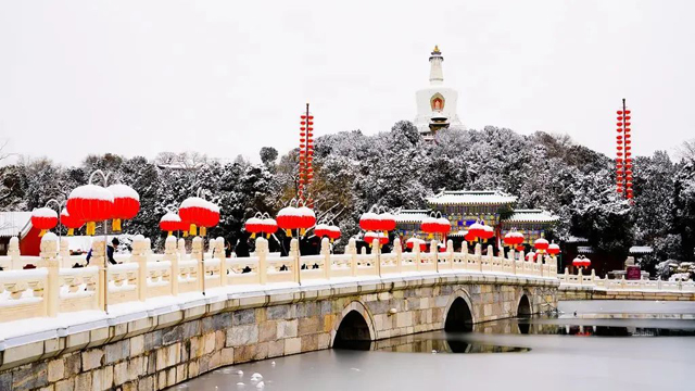 瑞雪兆丰年，当京城遇上龙年初雪，美如画卷